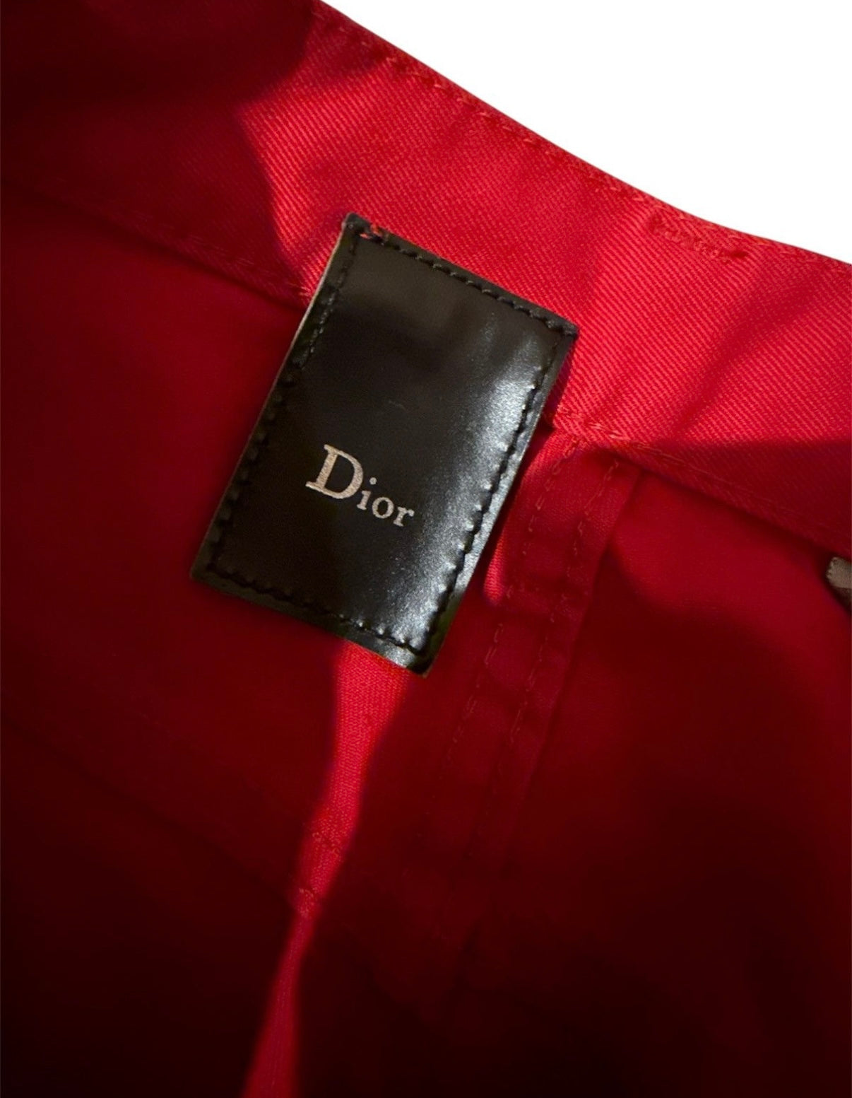 Dior SS05 Red Denim